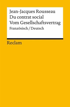 Du contrat social / Vom Gesellschaftsvertrag von Reclam, Ditzingen