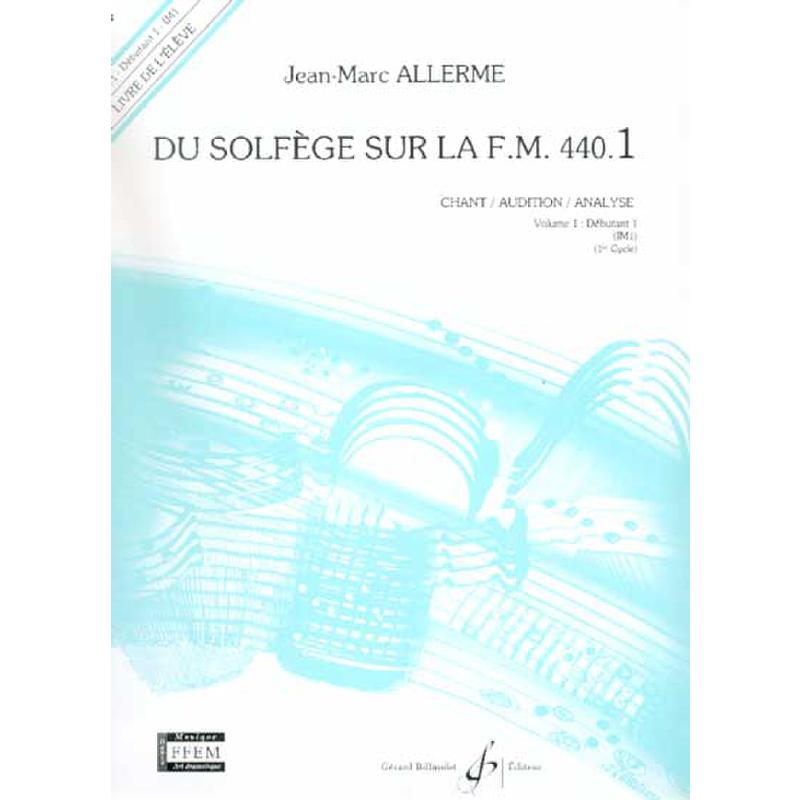 Du solfege sur la F M 440/1