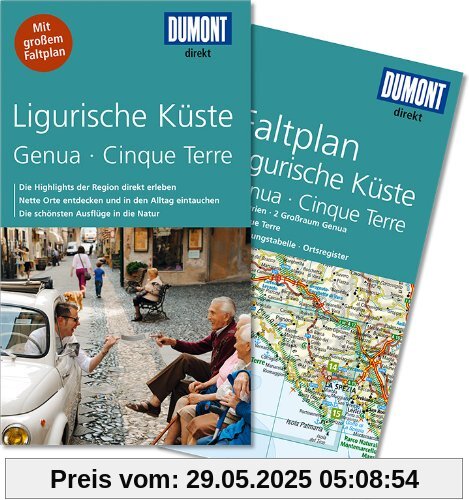 DuMont Direkt Reiseführer Ligurische Küste/Genua/Cinque Terre: Mit großer Faltkarte DuMont Direkt Reiseführer Ligurische Küste/Genua/Cinque Terre: Mit großer Faltkarte