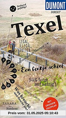 DuMont Direkt Texel: Mit großem Faltplan