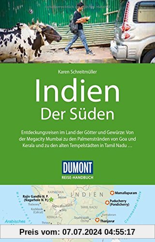 DuMont Reise-Handbuch Reiseführer Indien, Der Süden: mit Extra-Reisekarte