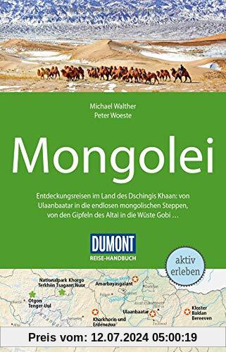 DuMont Reise-Handbuch Reiseführer Mongolei: mit Extra-Reisekarte