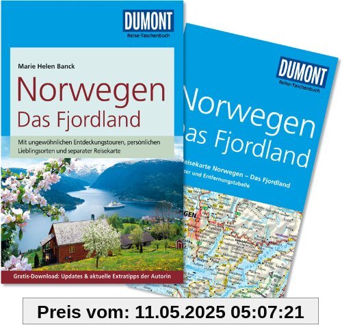 DuMont Reise-Taschenbuch Reiseführer Norwegen, Das Fjordland: mit Online-Updates als Gratis-Download