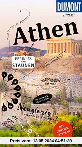 DuMont direkt Reiseführer Athen: Mit großem Cityplan