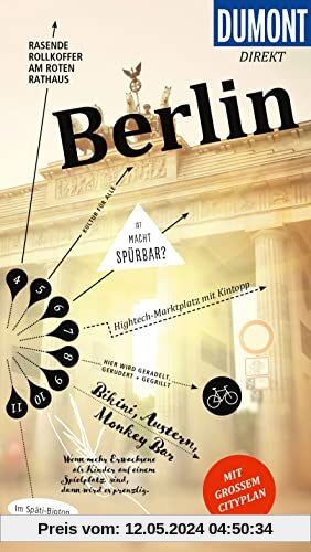 DuMont direkt Reiseführer Berlin: Mit großem Cityplan