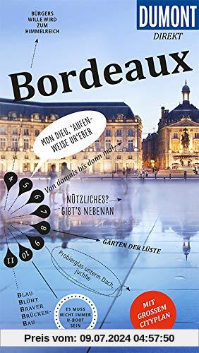 DuMont direkt Reiseführer Bordeaux: Mit großem Cityplan
