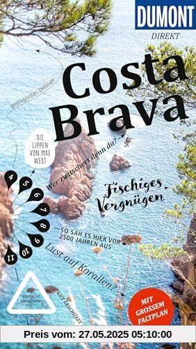 DuMont direkt Reiseführer Costa Brava: Mit großem Faltplan