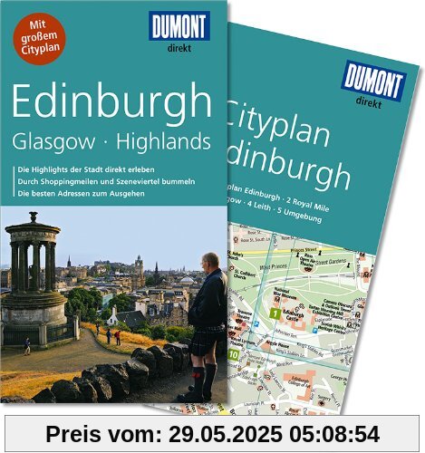 DuMont direkt Reiseführer Edinburgh, Glasgow, Highlands