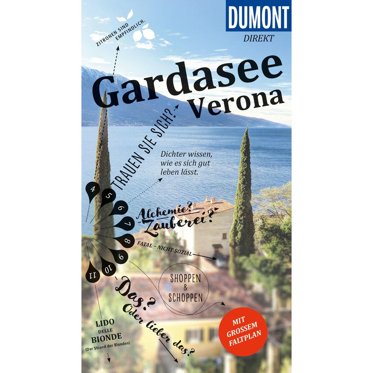 DuMont direkt Reiseführer Gardasee, Verona von Dumont Reise Vlg GmbH + C