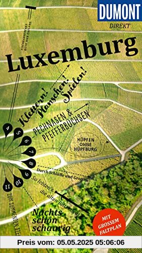 DuMont direkt Reiseführer Luxemburg: Mit großem Faltplan