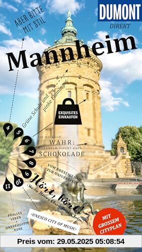 DuMont direkt Reiseführer Mannheim: Mit großem Cityplan
