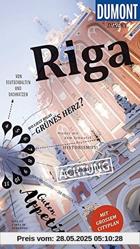 DuMont direkt Reiseführer Riga: Mit großem Cityplan