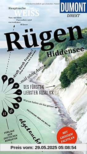 DuMont direkt Reiseführer Rügen, Hiddensee: Mit großem Faltplan DuMont direkt Reiseführer Rügen, Hiddensee: Mit großem Faltplan
