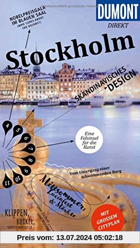 DuMont direkt Reiseführer Stockholm: Mit großem Cityplan