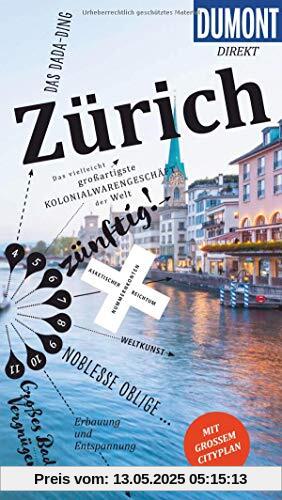 DuMont direkt Reiseführer Zürich: Mit großem Cityplan