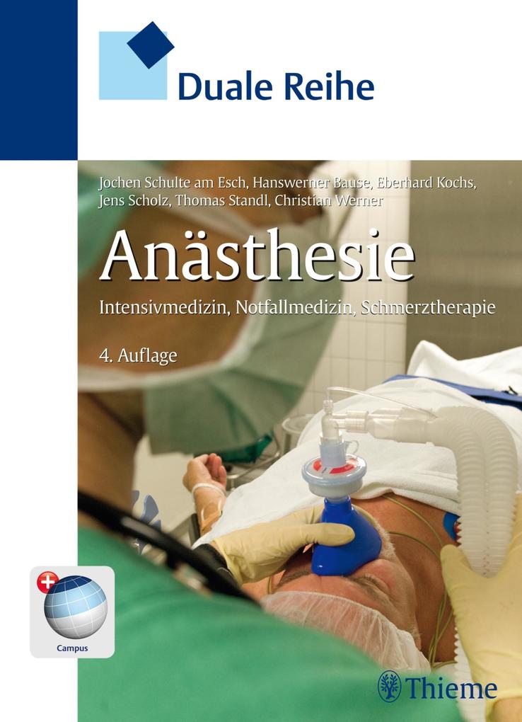 Duale Reihe Anästhesie von Georg Thieme Verlag