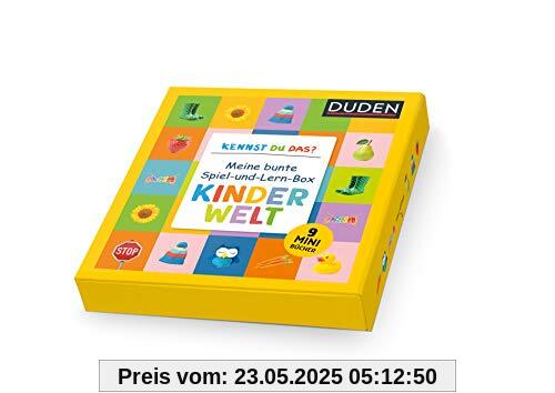 Duden 12+ Kennst du das? Meine bunte Spiel-und-Lernbox: Kinderwelt (DUDEN Pappbilderbücher 12+ Monate)
