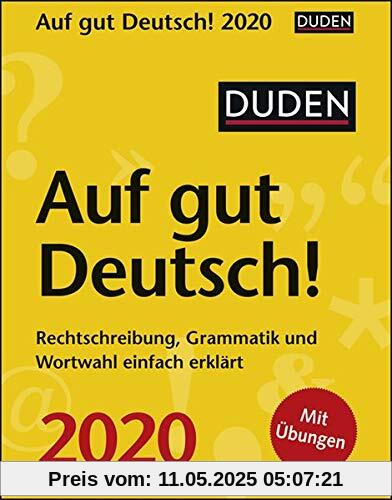 Duden Auf gut Deutsch! 2020 11x14cm Duden Auf gut Deutsch! 2020 11x14cm