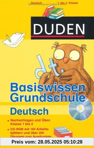 Duden - Basiswissen Grundschule Deutsch: Nachschlagen und üben. Klasse 1 bis 4