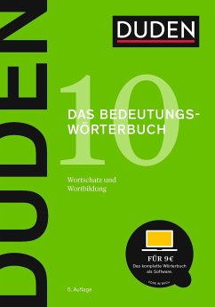 Duden - Bedeutungswörterbuch von Duden / Duden / Bibliographisches Institut
