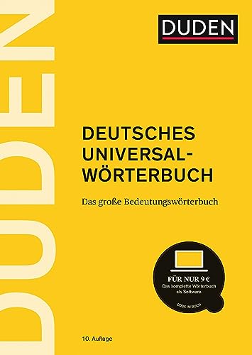 Duden – Deutsches Universalwörterbuch: Das große Bedeutungswörterbuch von Duden