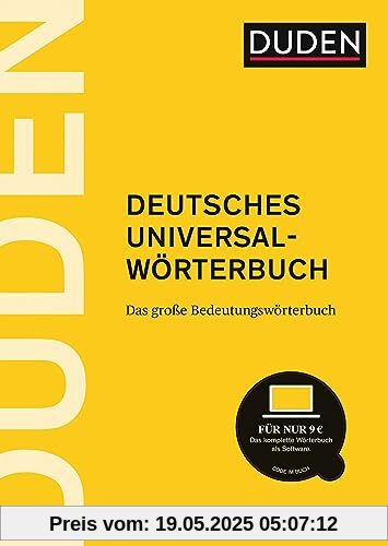 Duden – Deutsches Universalwörterbuch: Das große Bedeutungswörterbuch