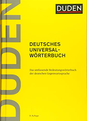 Duden – Deutsches Universalwörterbuch: Das umfassende Bedeutungswörterbuch der deutschen Gegenwartssprache (Duden - Deutsche Sprache in 12 Bänden)