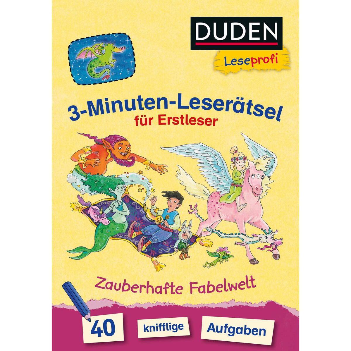 Duden Leseprofi - 3-Minuten-Leserätsel für Erstleser: Zauberhafte Fabelwelt Duden Leseprofi - 3-Minuten-Leserätsel für Erstleser: Zauberhafte Fabelwelt von FISCHER Sauerländer Duden