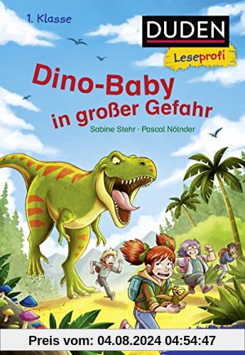 Duden Leseprofi – Dino-Baby in großer Gefahr, 1. Klasse: Kinderbuch für Erstleser ab 6 Jahren