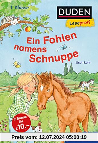 Duden Leseprofi – Ein Fohlen namens Schnuppe, 1. Klasse: Kinderbuch für Erstleser ab 6 Jahren (Lesen lernen 1. Klasse, Band 35)