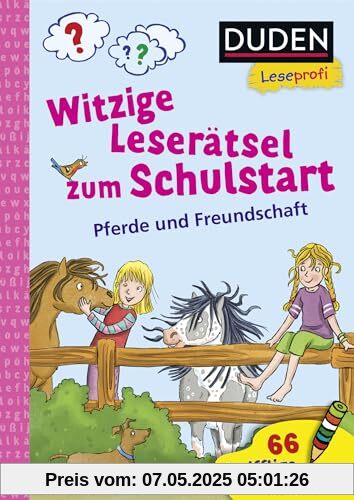 Duden Leseprofi – Witzige Leserätsel zum Schulstart – Pferde und Freundschaft, 1. Klasse: 66 knifflige Aufgaben | Lernrätsel und sinnvolle Beschäftigung für Kinder ab 6 Jahren Duden Leseprofi – Witzige Leserätsel zum Schulstart – Pferde und Freundschaft, 1. Klasse: 66 knifflige Aufgaben | Lernrätsel und sinnvolle Beschäftigung für Kinder ab 6 Jahren