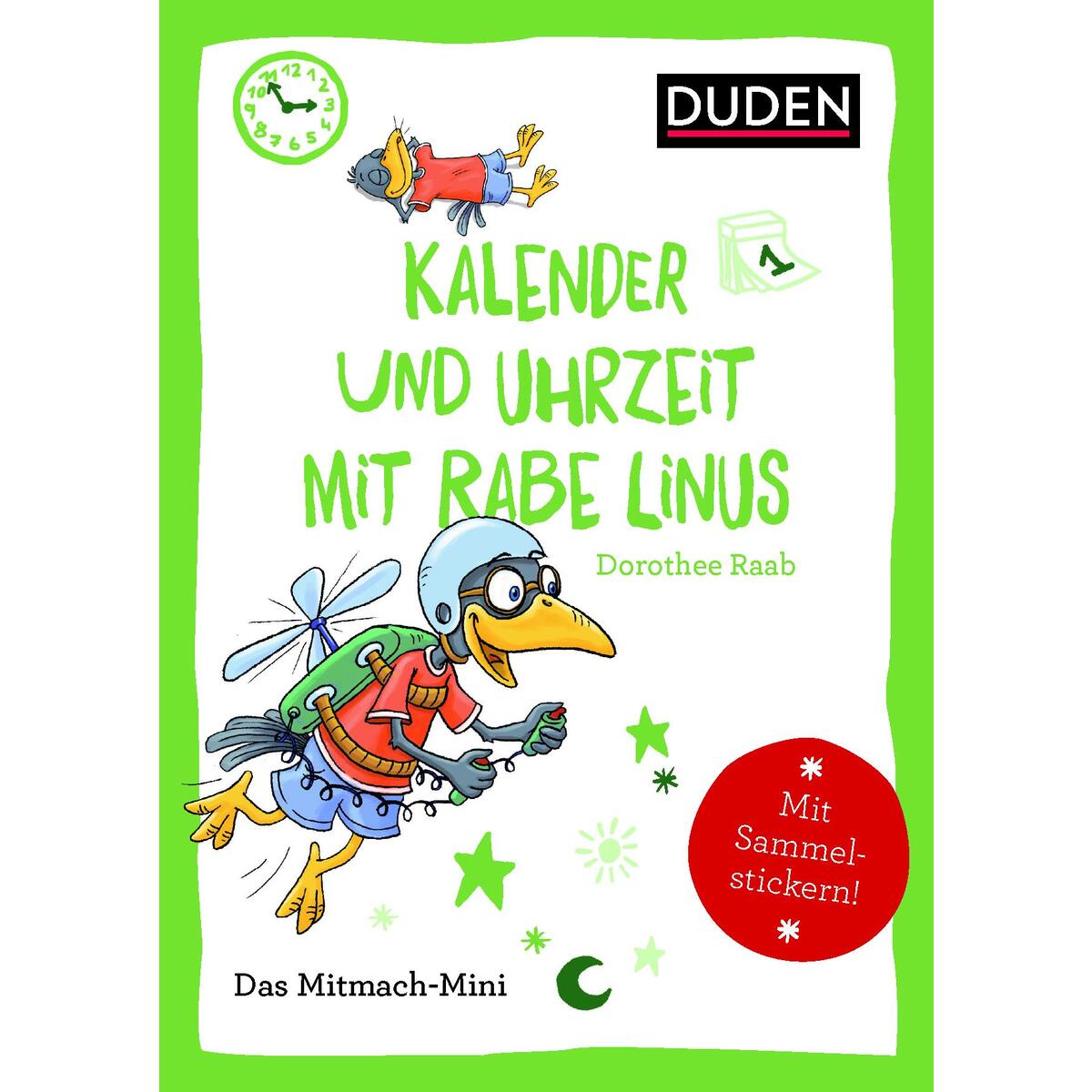 Duden Minis (Band 17)  - Kalender und Uhrzeit mit Rabe Linus / VE mit 3 Exemplar... von Bibliograph. Instit. GmbH