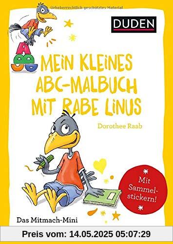Duden Minis (Band 34) – Mein kleines Abc-Malbuch mit Rabe Linus