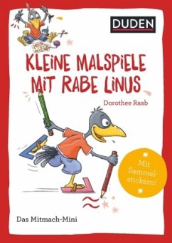 Duden Minis (Band 40) - Kleine Malspiele mit Rabe Linus von Duden / Duden / Bibliographisches Institut