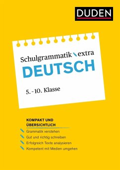 Duden Schulgrammatik extra  Deutsch von Duden / Duden / Bibliographisches Institut
