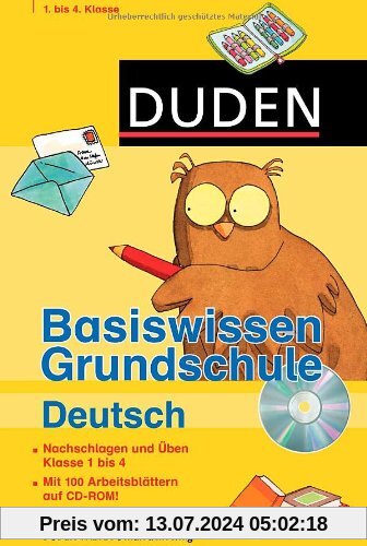 Duden. Basiswissen Grundschule. Deutsch: Nachschlagen und üben. Klasse 1-4
