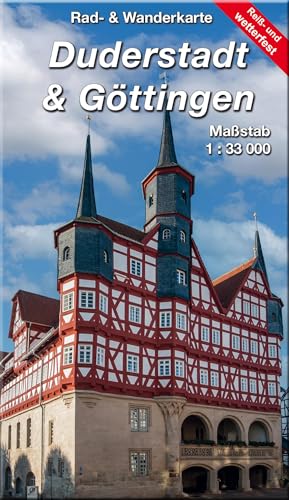 Duderstadt & Göttingen: Rad- und Wanderkarte (reiß- und wetterfest)