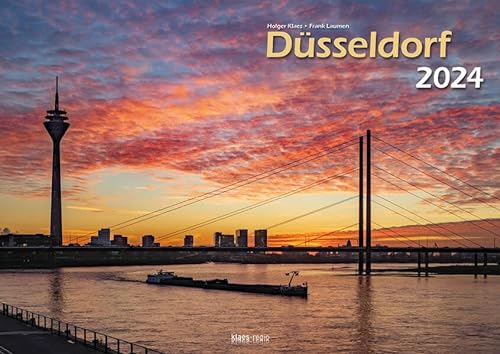 Düsseldorf 2024 Bildkalender A3 quer, spiralgebunden von klaes-regio Fotoverlag