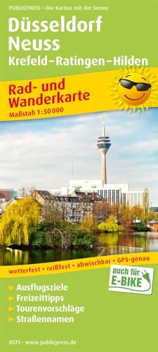 Düsseldorf - Neuss, Krefeld - Ratingen - Hilden: Rad- und Wanderkarte mit Ausflugszielen, Einkehr- & Freizeittipps, wetterfest, reißfest, abwischbar, GPS-genau. 1:50000 (Rad- und Wanderkarte: RuWK) von FREYTAG-BERNDT UND ARTARIA