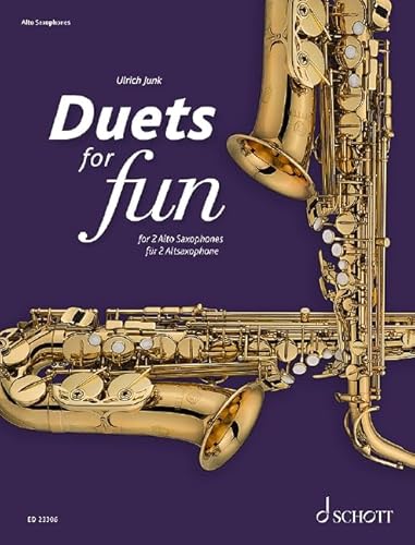 Duets for Fun: 2 Altsaxophone. Spielpartitur.