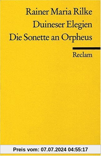 Duineser Elegien - Die Sonette an Orpheus