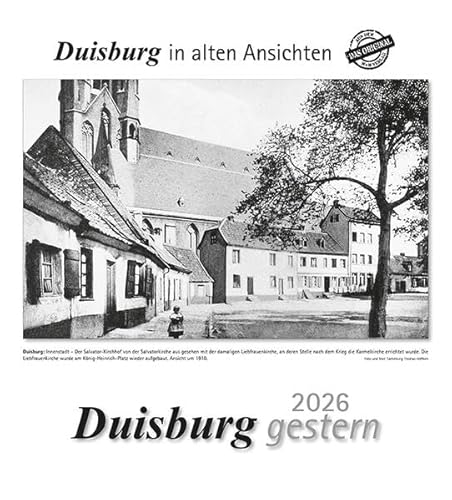Duisburg gestern 2026: Duisburg in alten Ansichten von m + m Verlag
