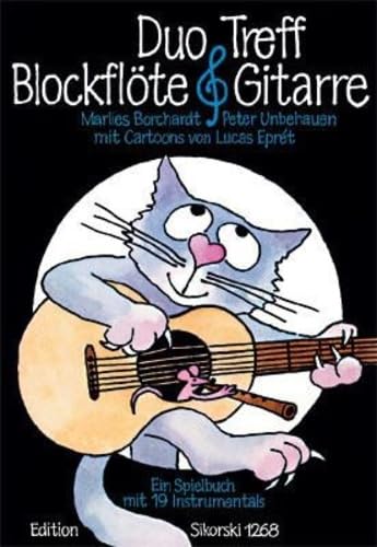 Duo-Treff Blockflöte & Gitarre: Ein Spielbuch mit 19 Instrumentals. recorder, guitar. von BOOSEY