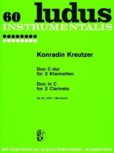 Duo: für 2 Klarinetten. 2 pianos.