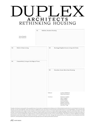 Duplex Architects: Rethinking Housing von Park Books