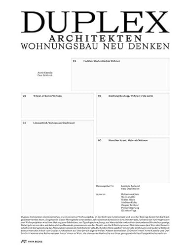 Duplex Architekten: Wohnungsbau neu denken