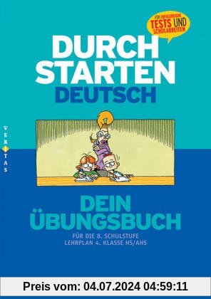 Durchstarten Deutsch: Deutsch 8. Dein Übungsbuch