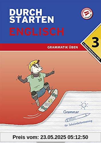 Durchstarten - Englisch Mittelschule/AHS: 3. Klasse - Grammatik: Übungsbuch mit Lösungen