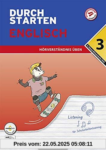 Durchstarten - Englisch Mittelschule/AHS: 3. Klasse - Hörverständnis: Übungsbuch mit Lösungen und Audio-CD: bungsbuch mit Lsungen und Audio-CD