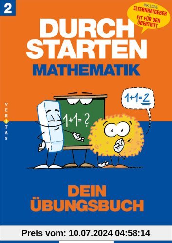 Durchstarten Mathematik 2. Schuljahr. Dein Übungsbuch: Übungsbuch mit Lösungen. Inkl. Elternratgeber und Fit für den Unterricht